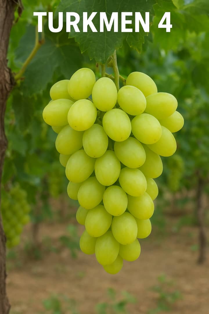 عکس نهال انگور ترکمن4 پربار و تجاری با کیفیت عالی